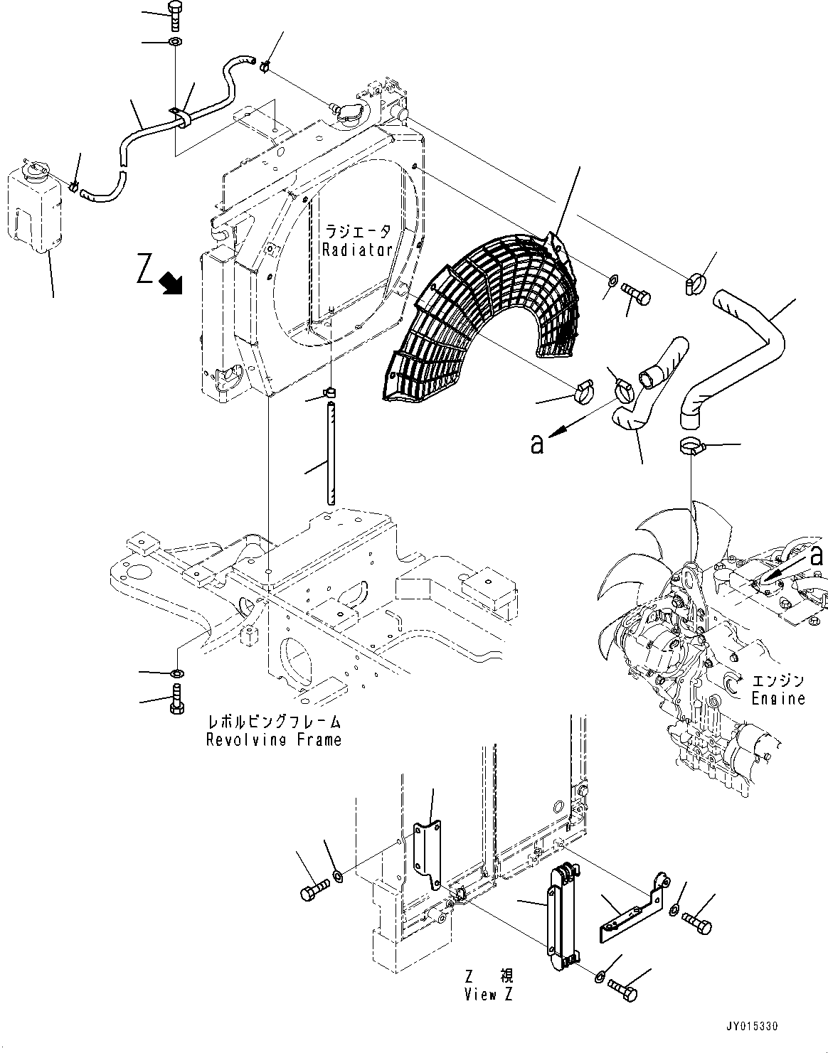 Tank Assembly, Reservoir(Hydraulic Tank) (22J-03-25270) KOMATSU