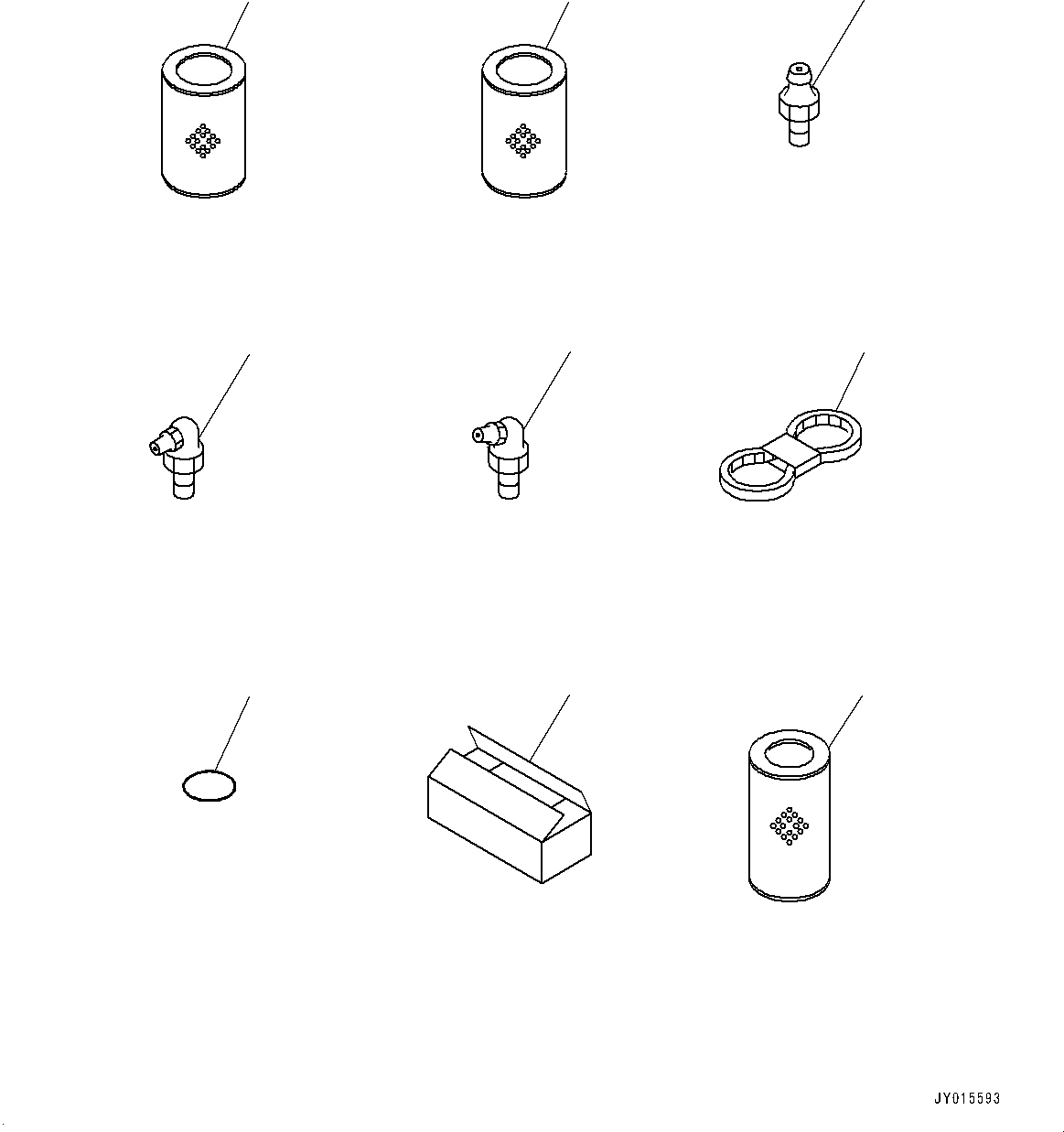 Spare Parts Kit 22F-98-30020 KOMATSU