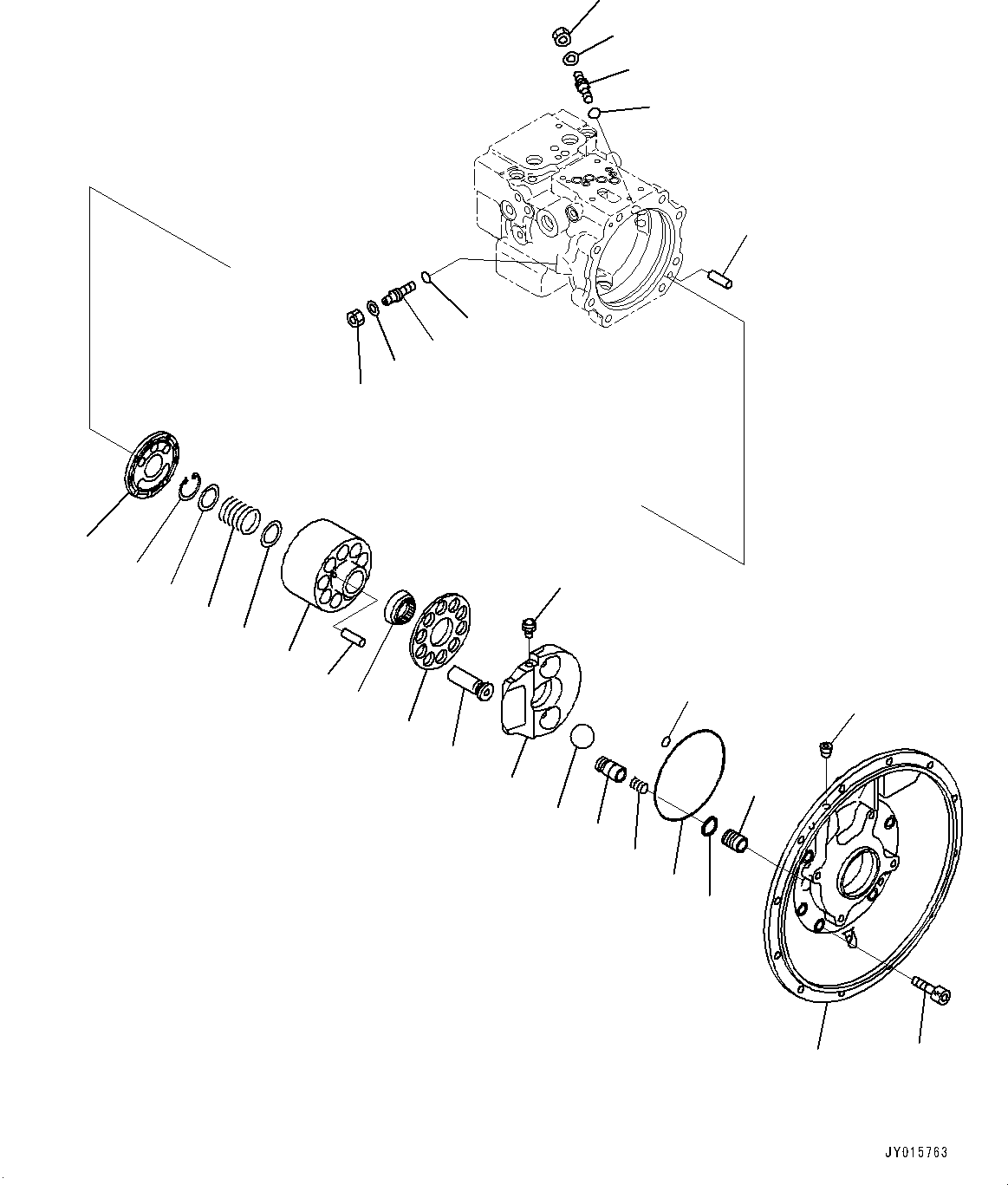 Flange Assembly 708-3T-04230 KOMATSU
