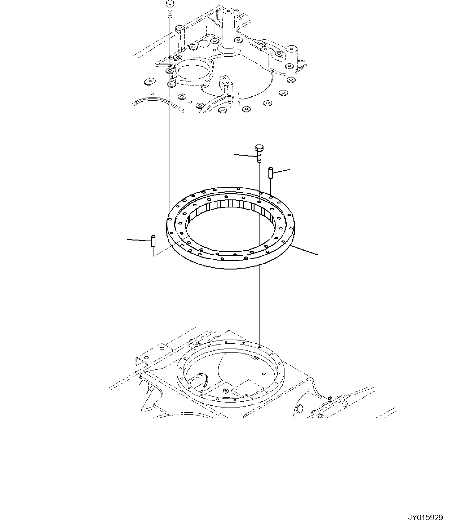 Swing Circle 22J-25-35310 KOMATSU