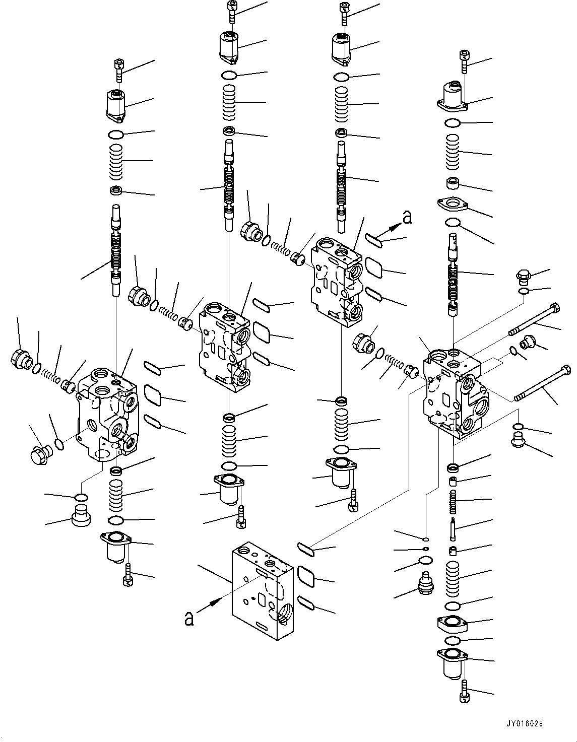 Клапан управления в сборе 709-84-13402 KOMATSU