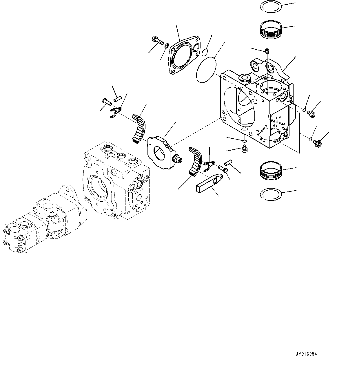 Насос (подузел) 720-1L-01031 KOMATSU