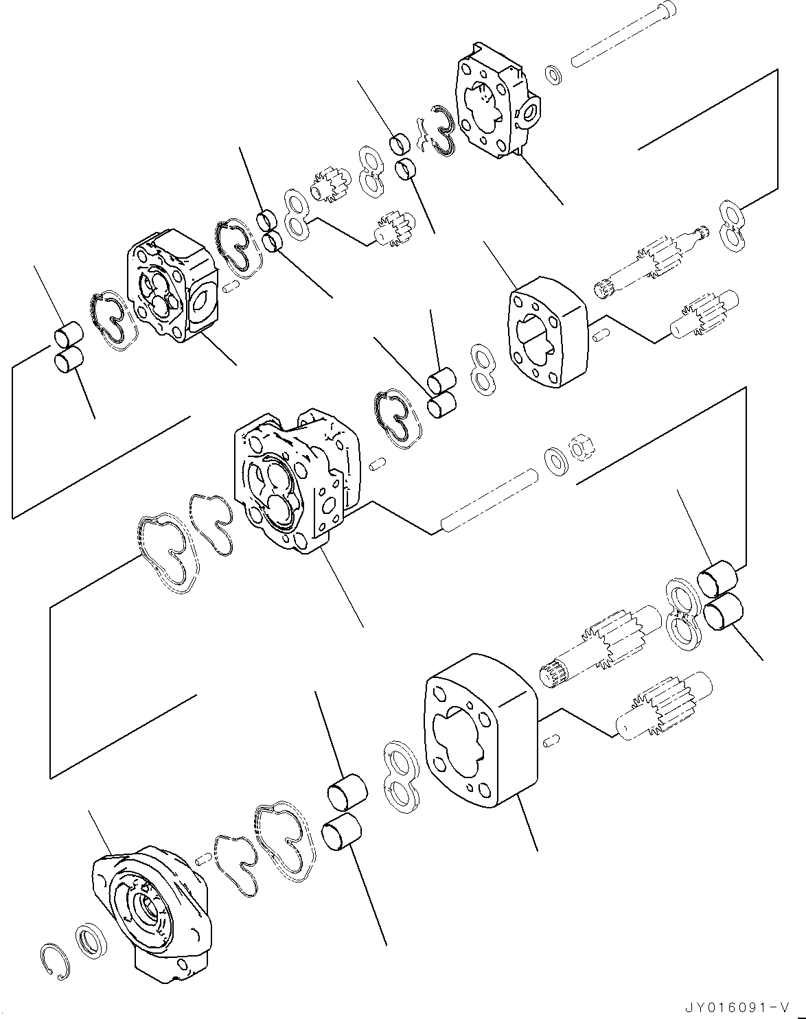 Насос в сборе 705-93-07010 KOMATSU