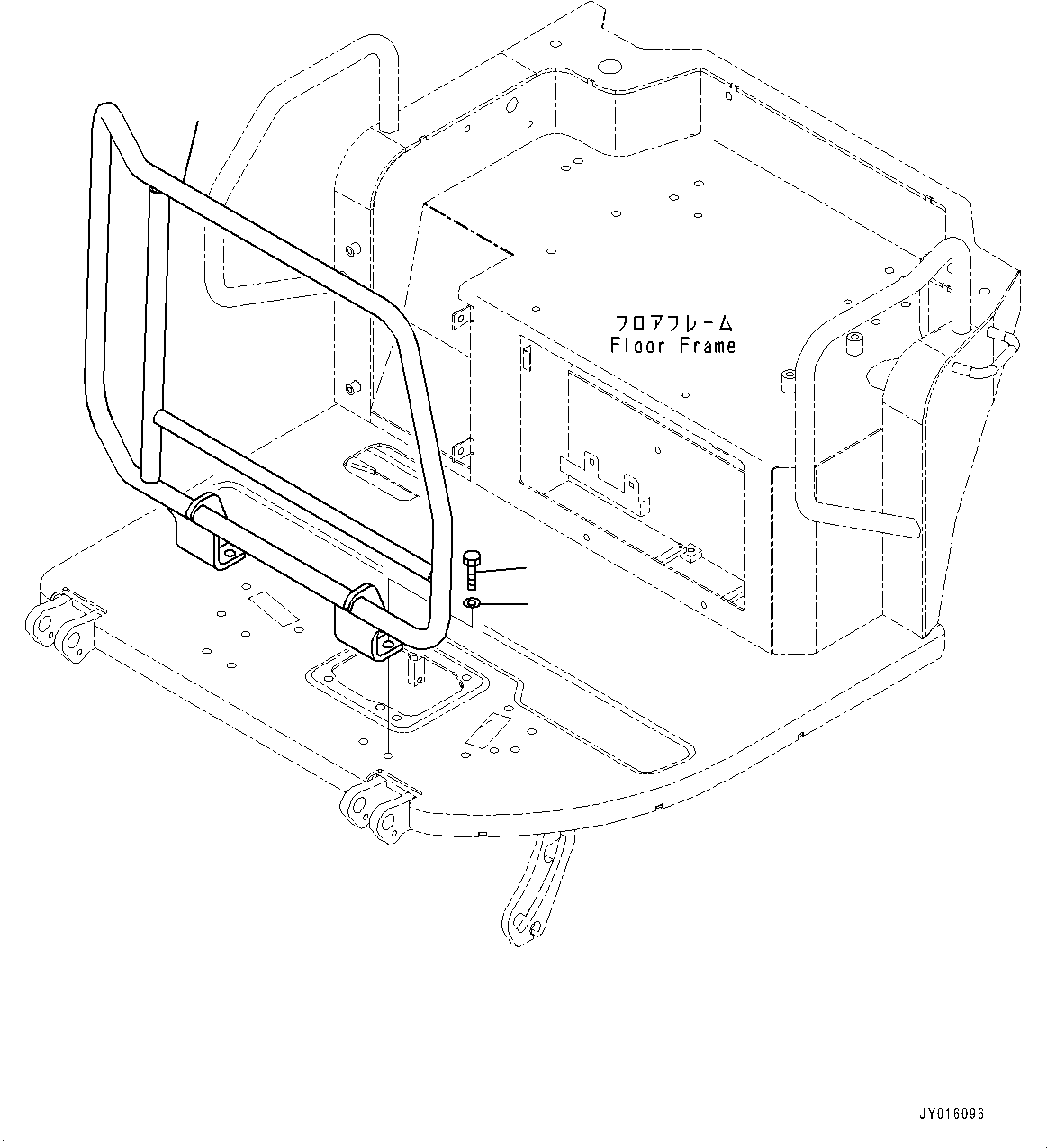 Ограждение 22F-54-36451 KOMATSU