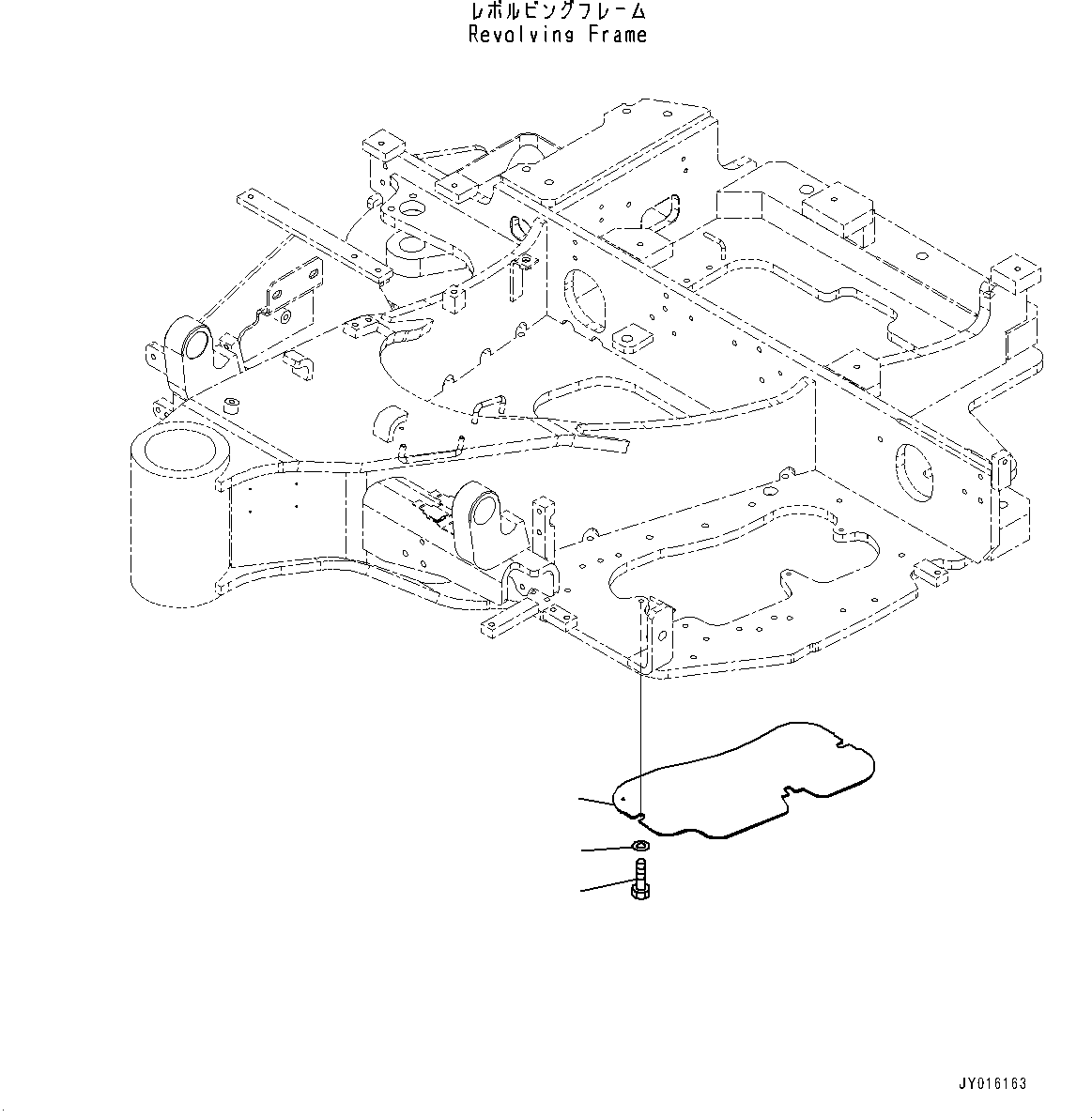 Пластина 22F-46-31522 KOMATSU