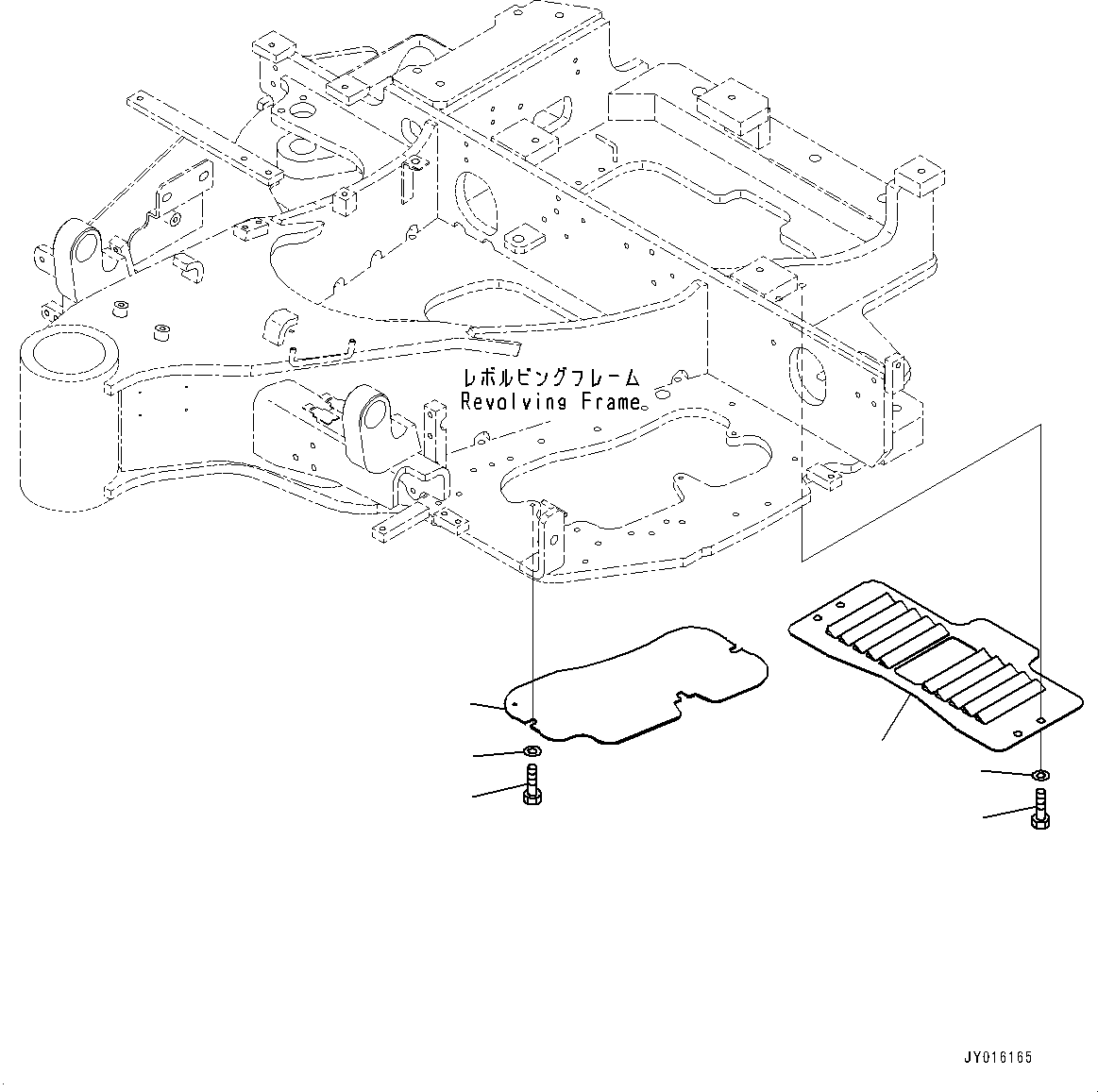 Крышка 22F-46-31532 KOMATSU