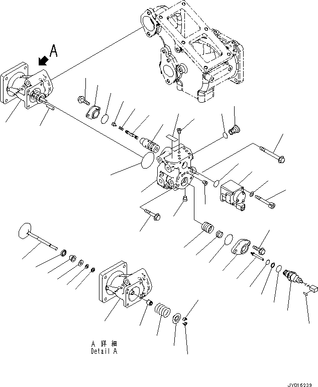 Клапан в сборе 6261-41-9510 KOMATSU