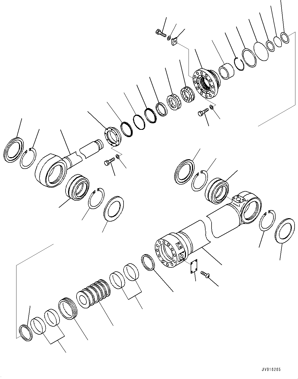 Cylinder Assembly, R.H. 707-01-02810 KOMATSU