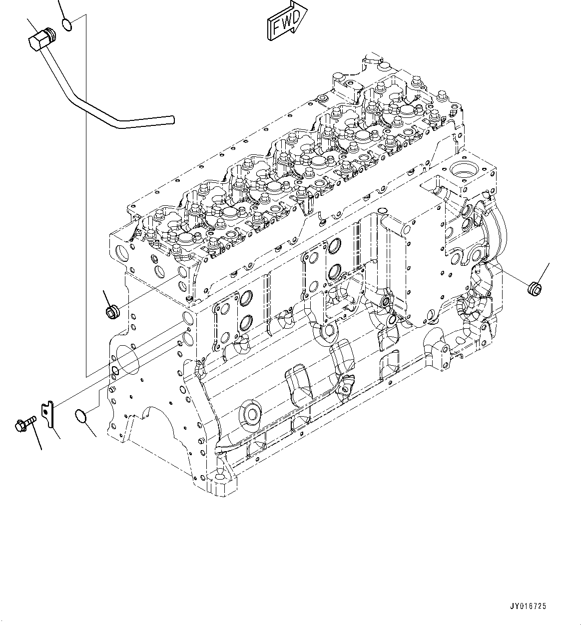 Connection 6746-61-6650 KOMATSU