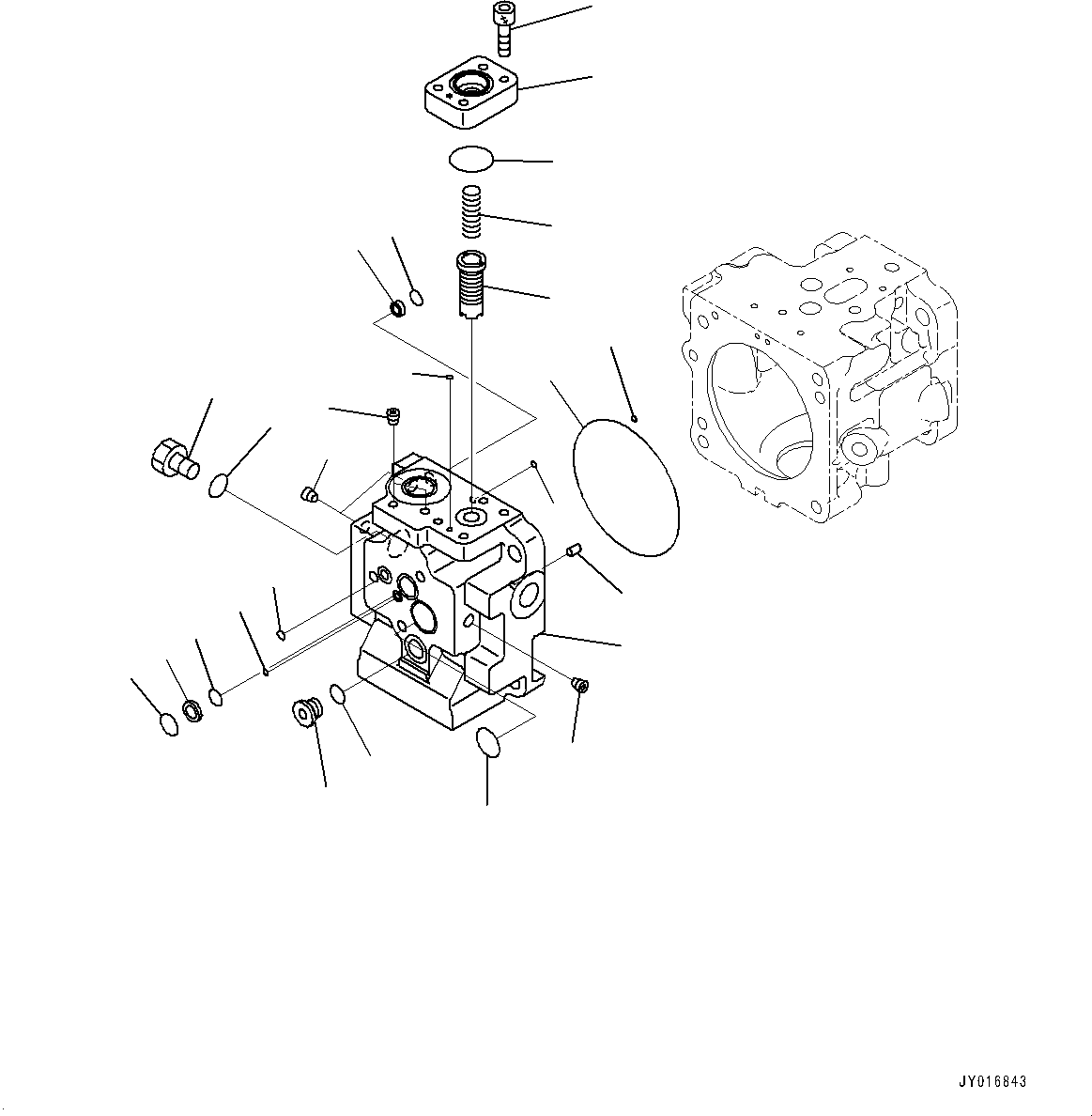 Cap Subassembly (708-1S-04510) KOMATSU