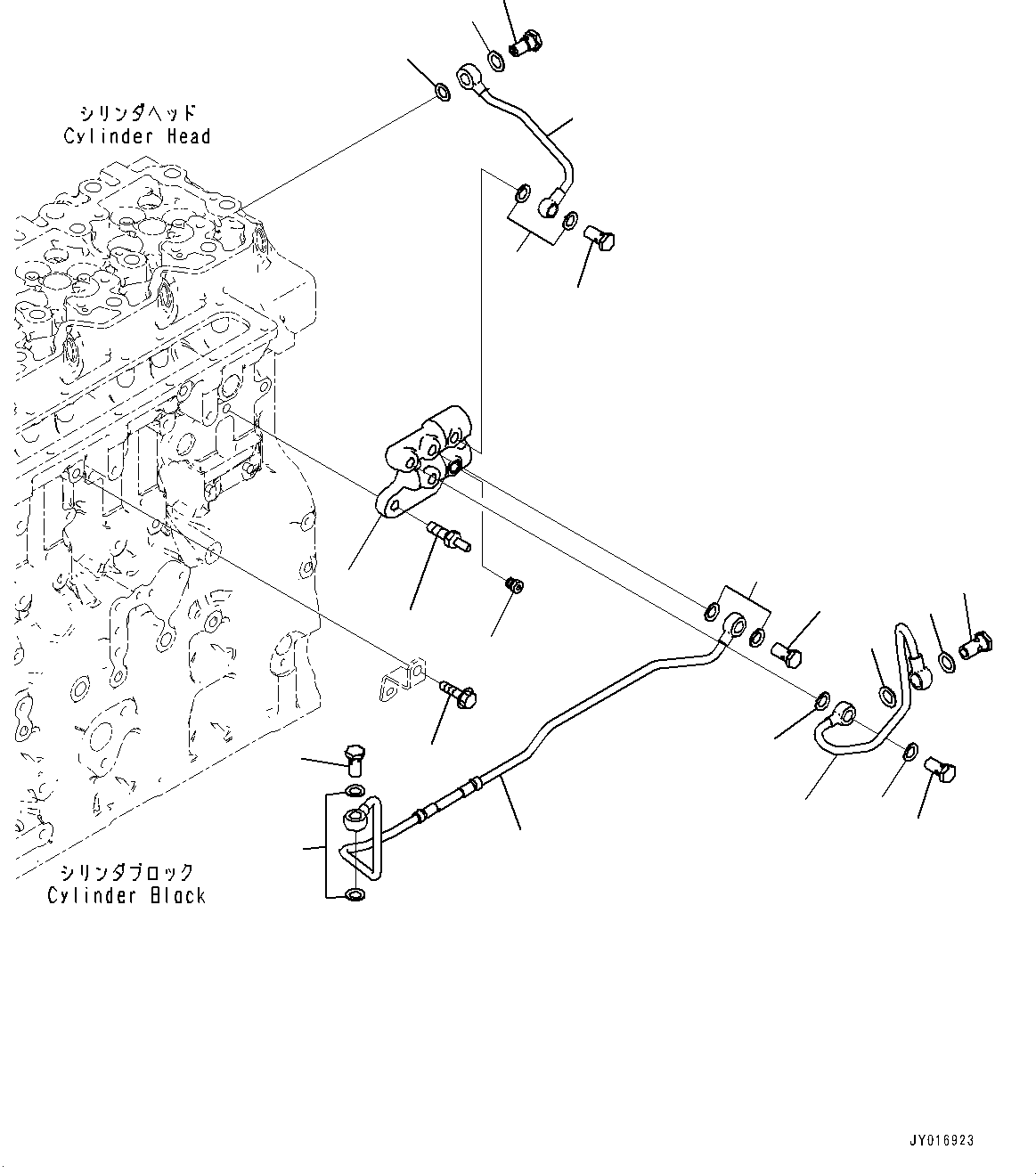 Трубка 6746-71-5310 KOMATSU