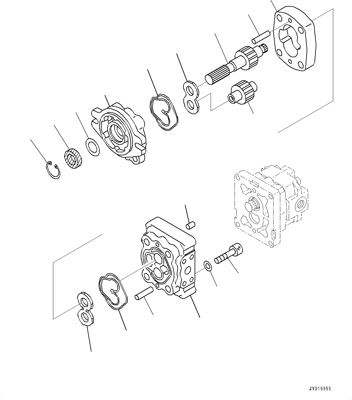 Шестерня ведущая 705-40-24330 KOMATSU