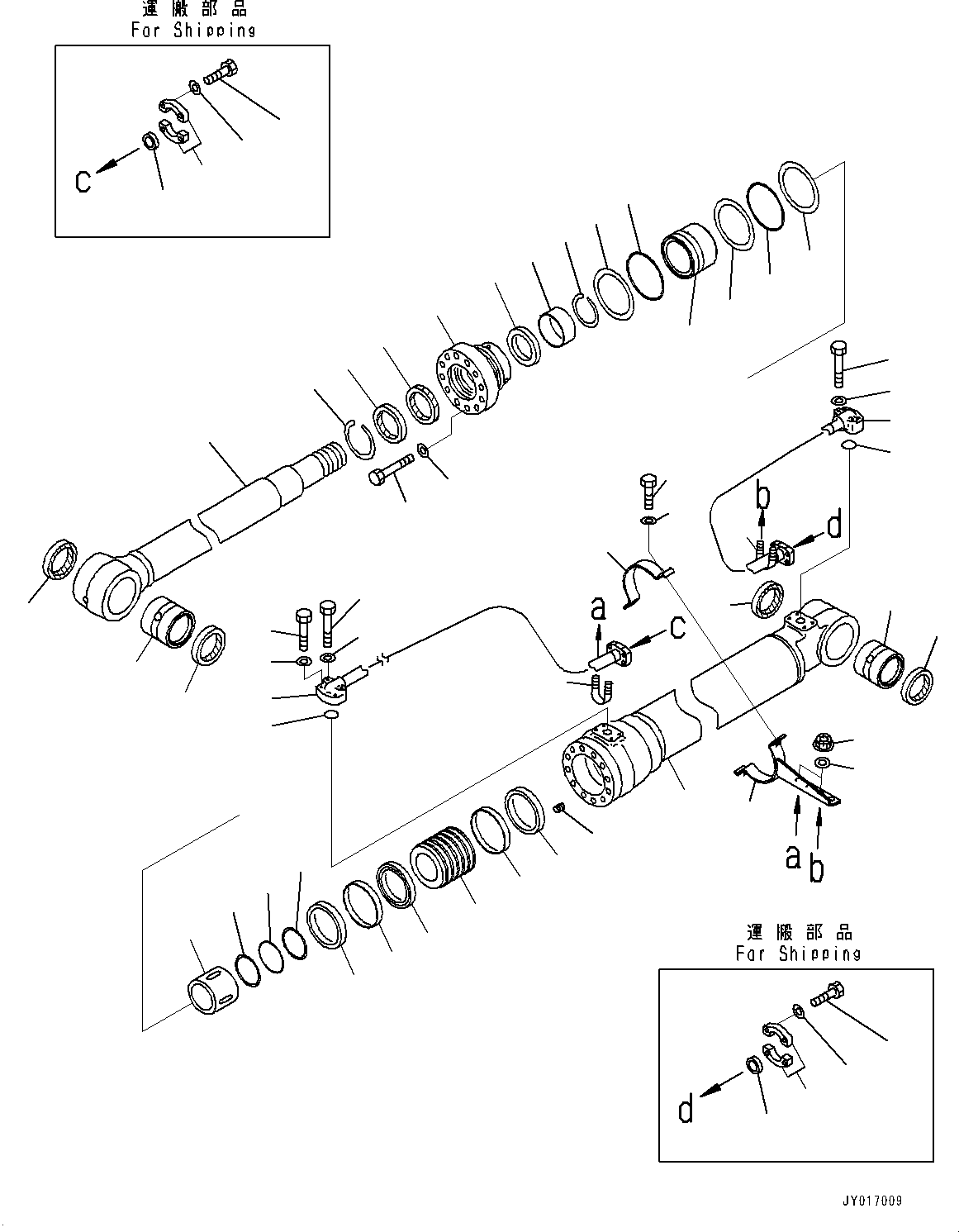 Трубка прав. 707-86-00780 KOMATSU