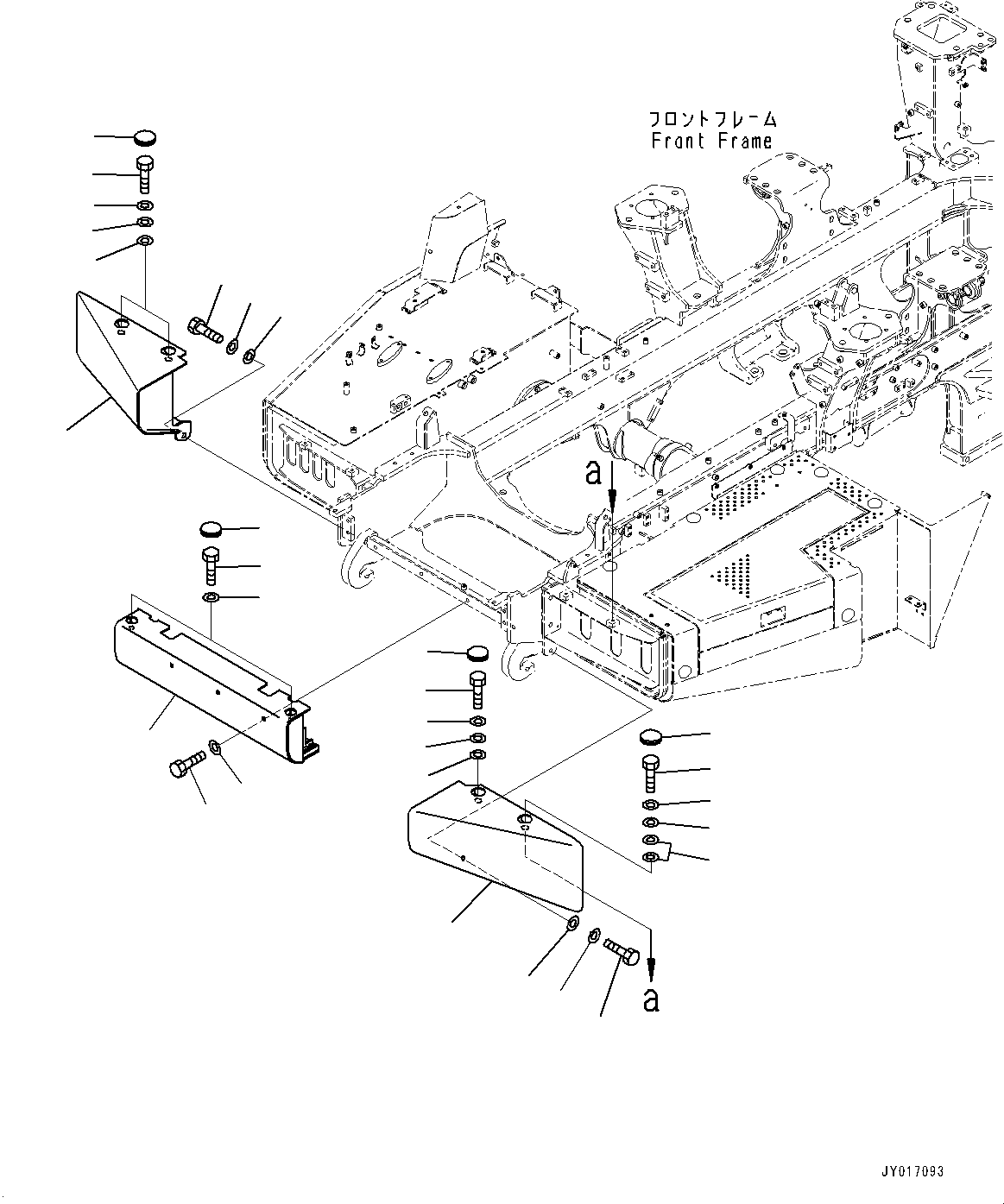 Bumper, L.H. 56D-46-31420 KOMATSU