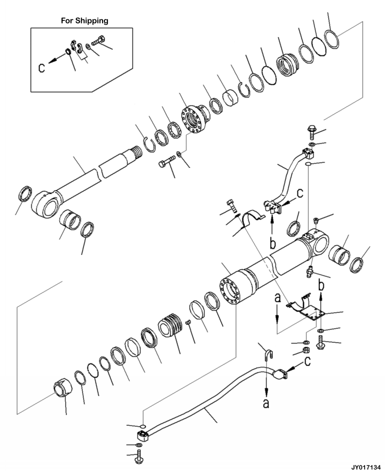 Трубка 707-86-00820 KOMATSU