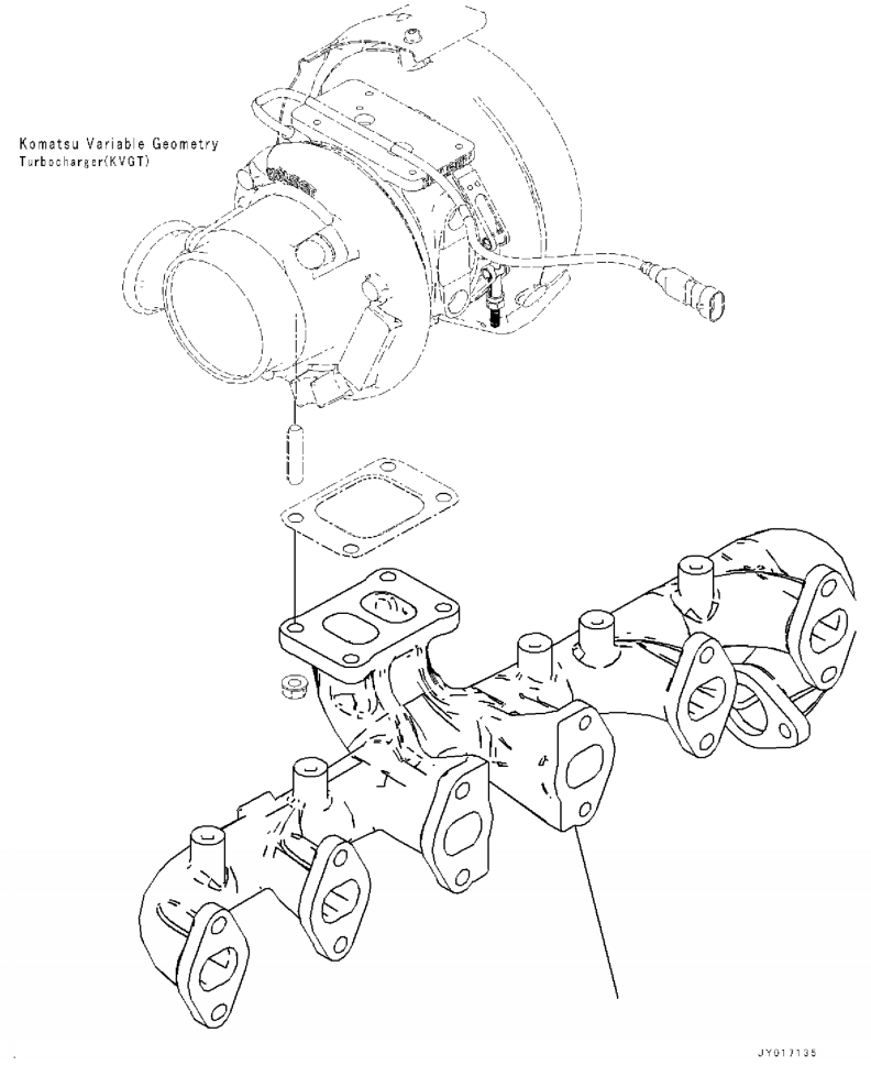 Распределительный коллектор 6755-11-5110 KOMATSU