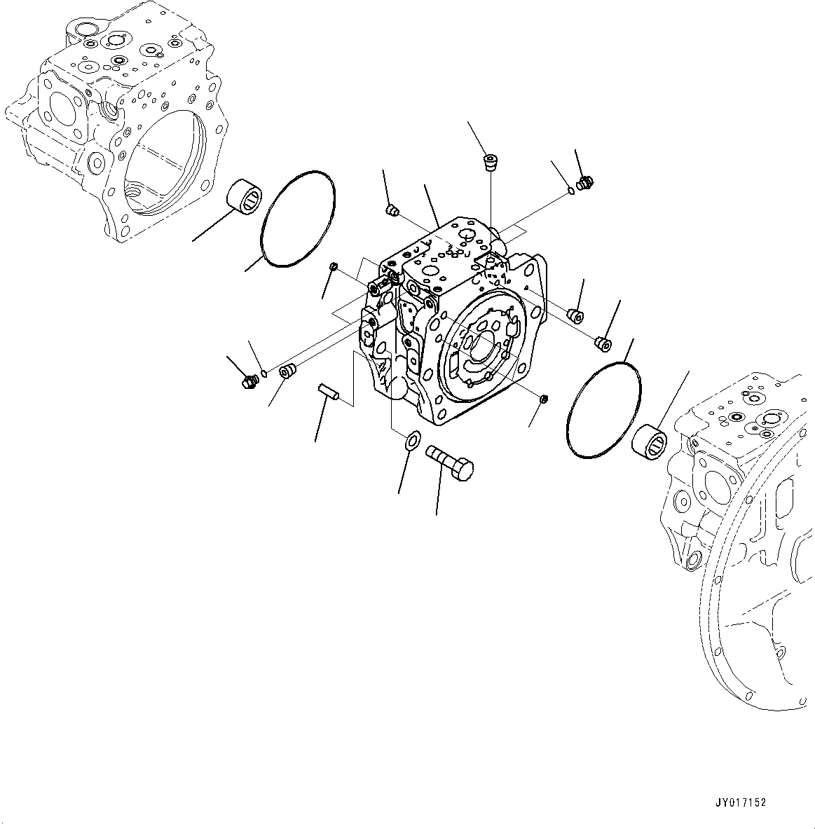 Cap Assembly, End 708-2G-04490 KOMATSU