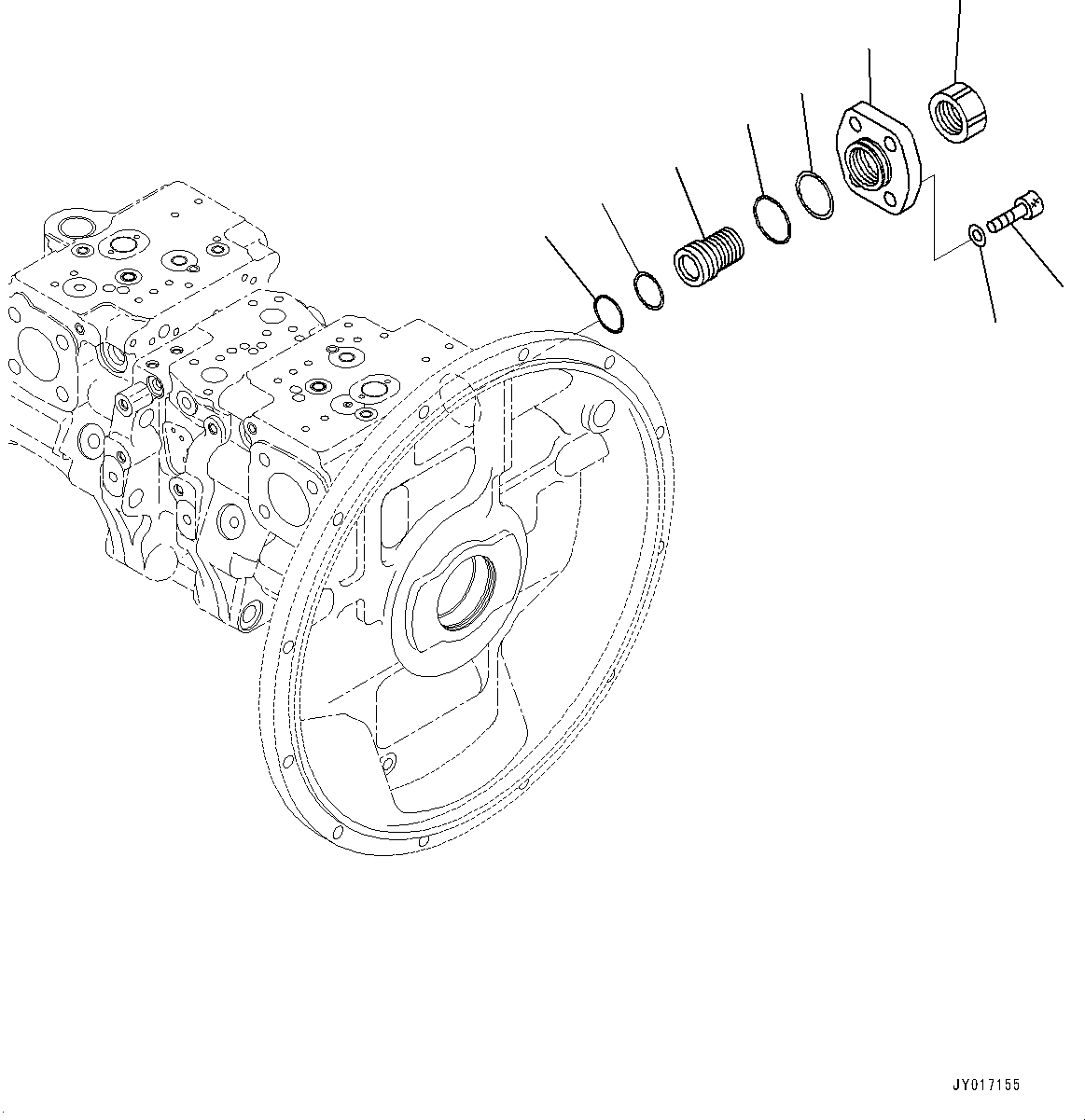 Крышка в сборе 708-2G-03490 KOMATSU