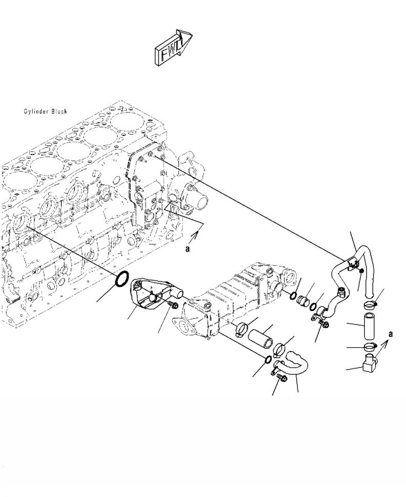 Хомут CU3010550 KOMATSU