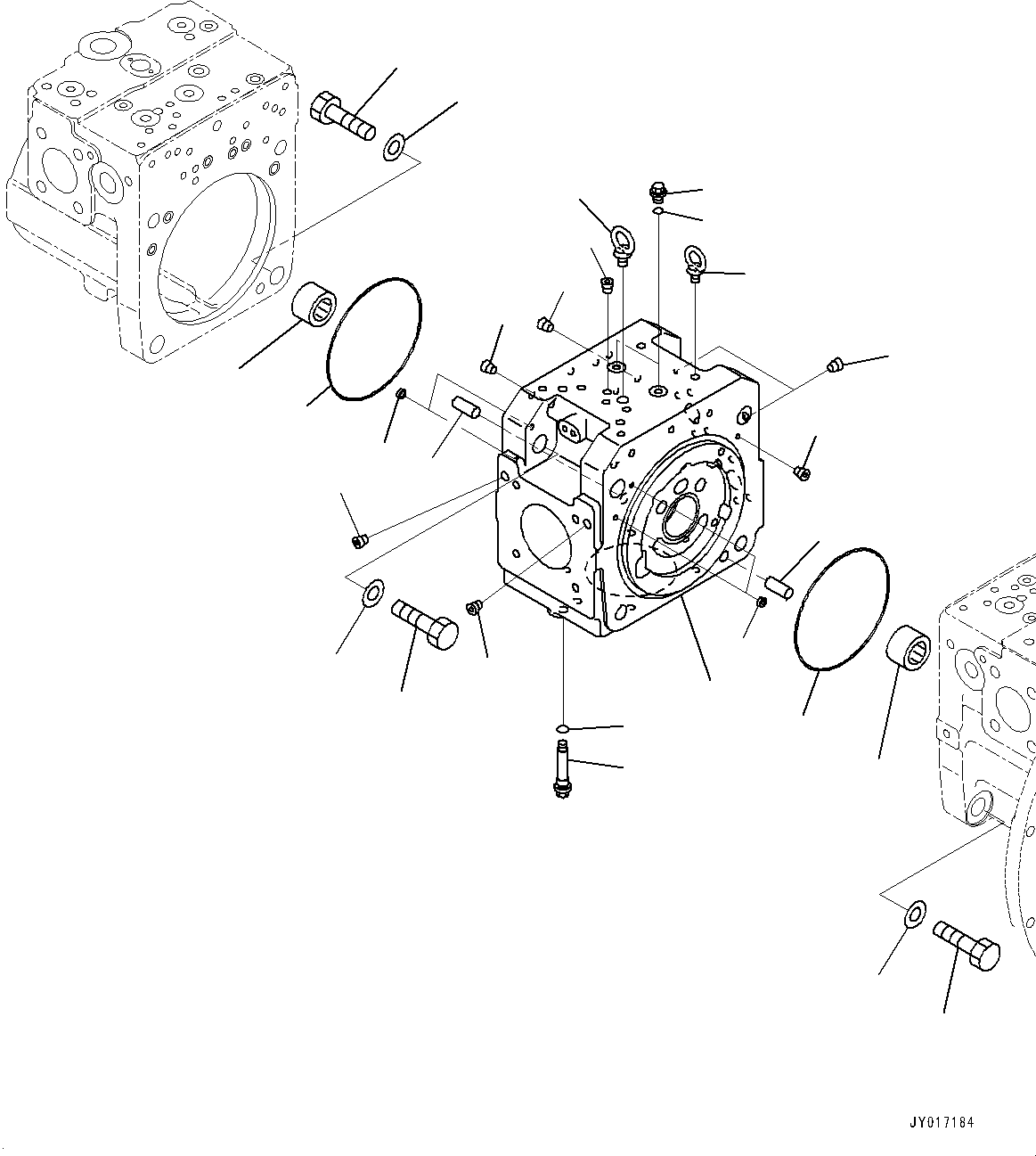 Пробка 708-2J-13370 KOMATSU