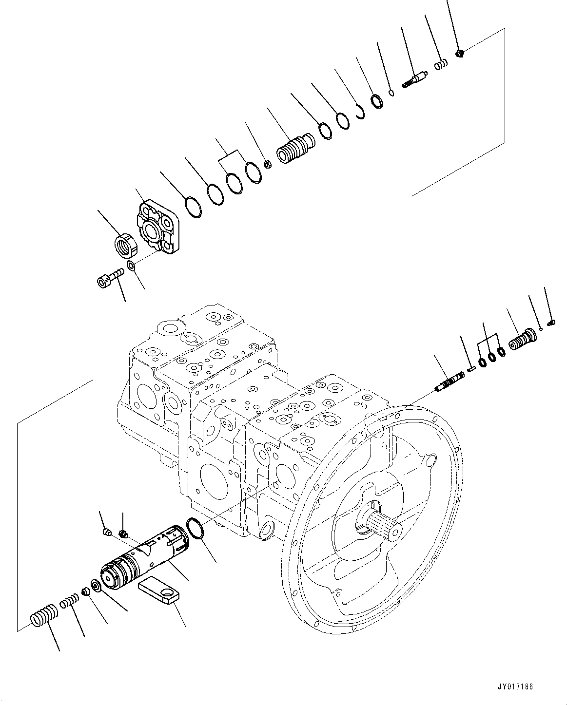 Пробка 708-2J-14130 KOMATSU