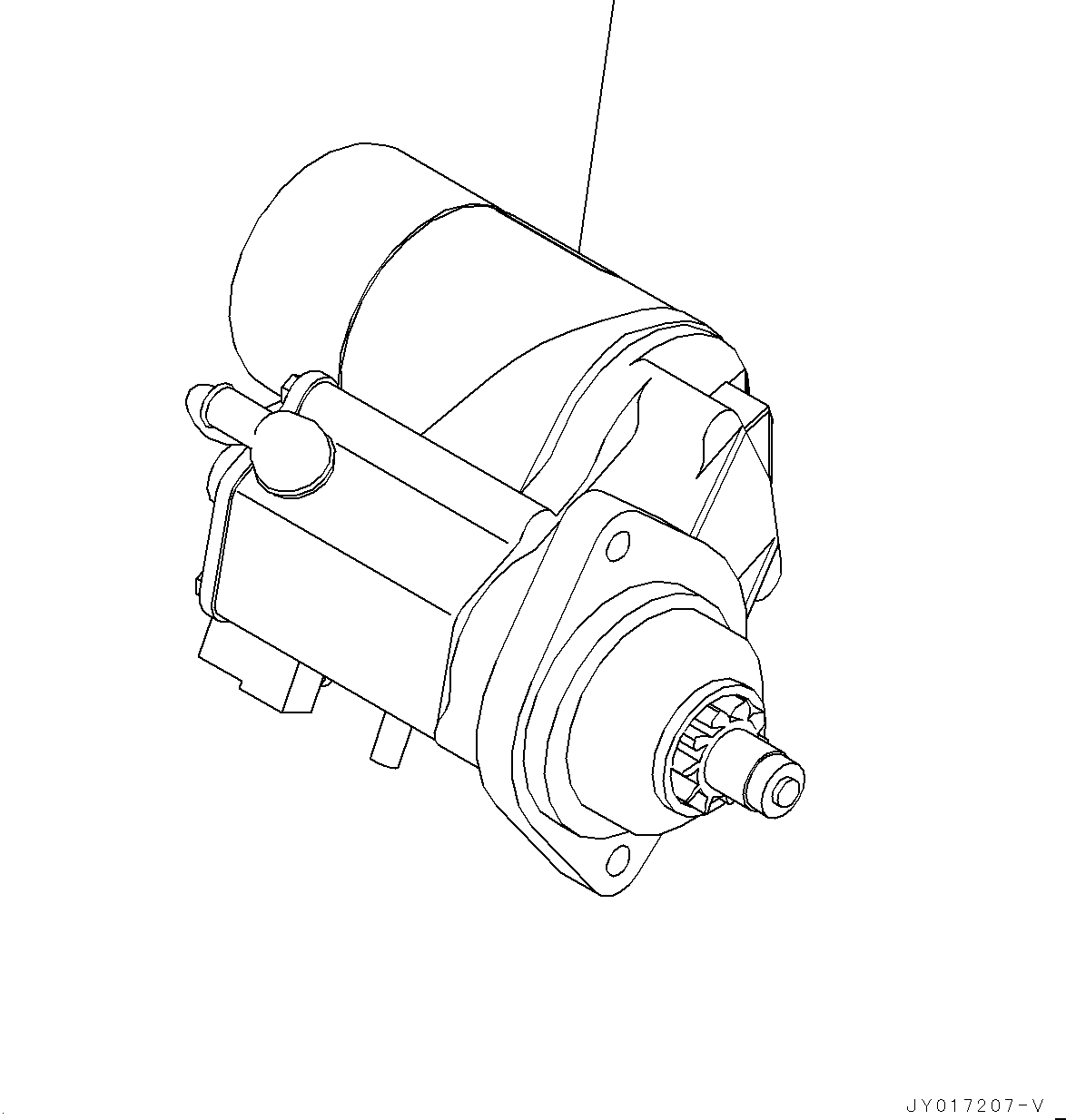 Starting Motor Assembly 600-863-4230 KOMATSU