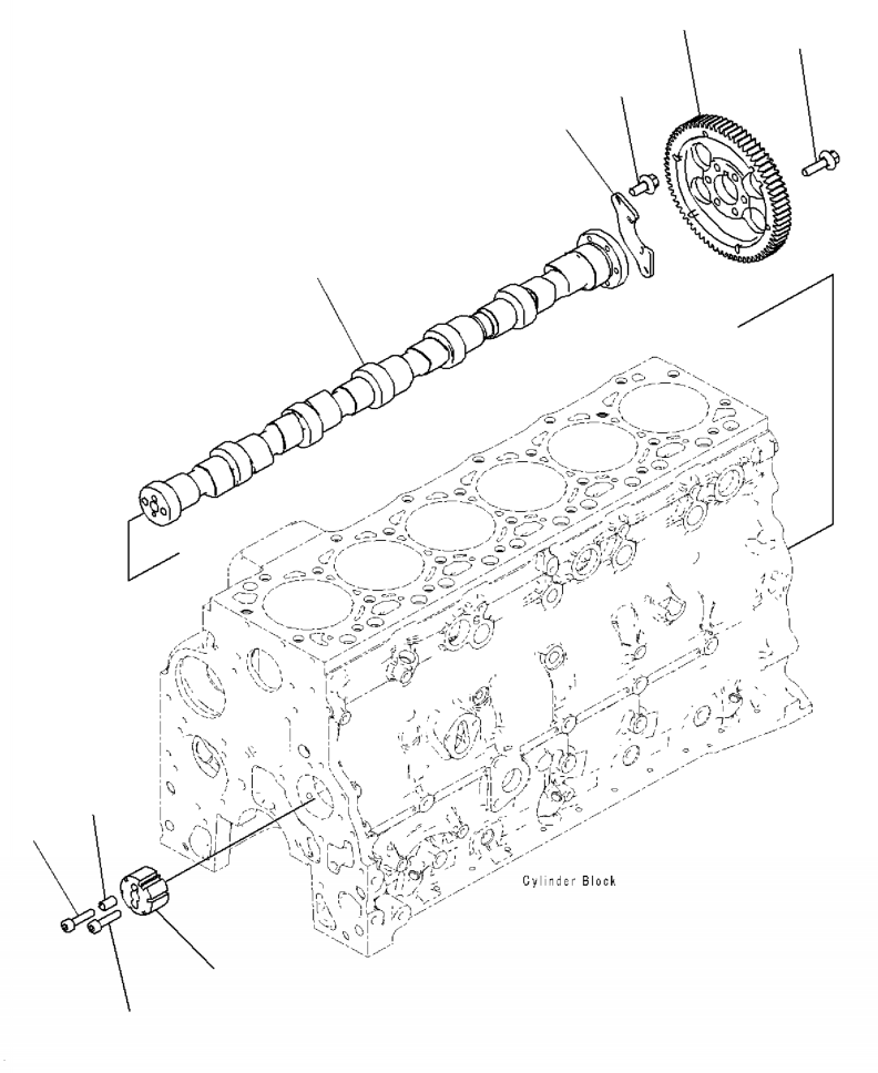 Распределительный вал 6754-41-1110 KOMATSU