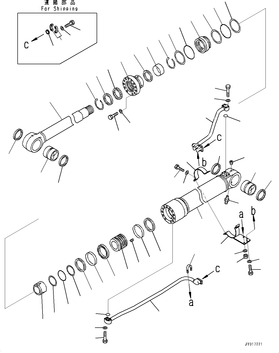 Трубка 707-86-00440 KOMATSU