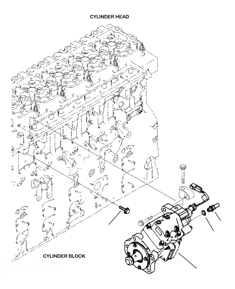Pump Assembly, Fuel Injection 6746-71-1110 KOMATSU
