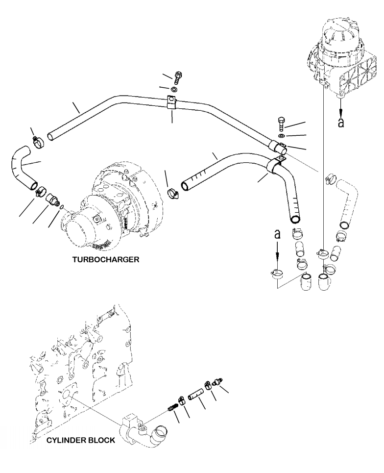 Трубка 6746-21-7250 KOMATSU