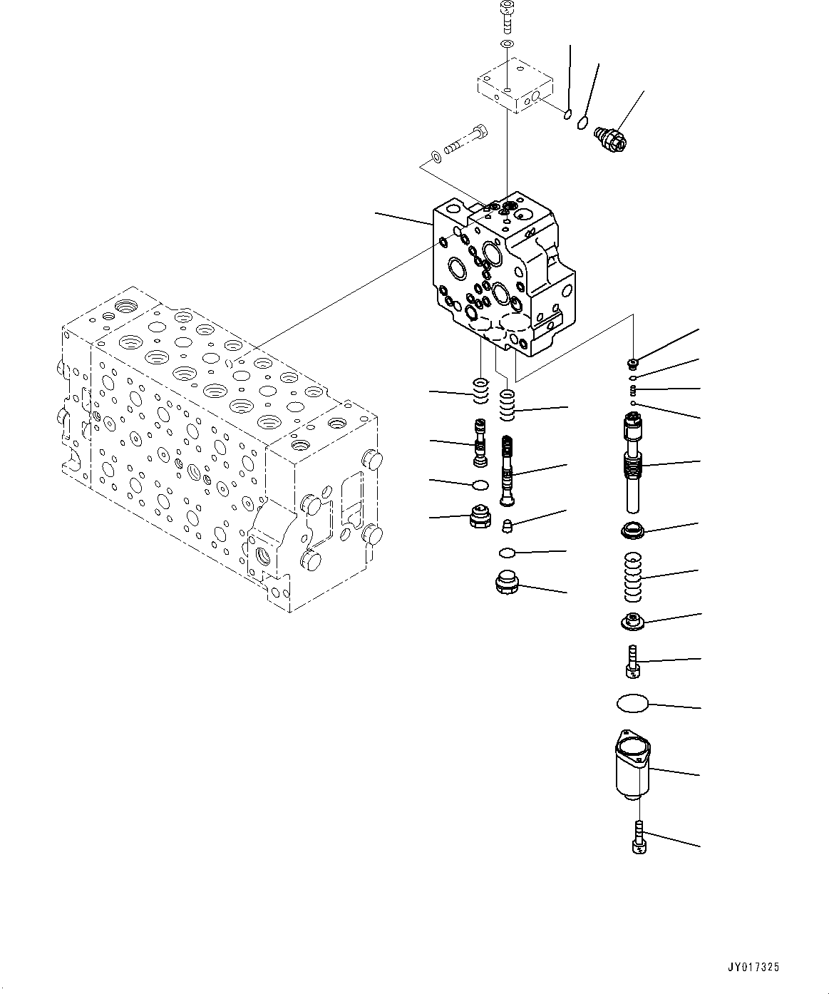 Корпус клапана 723-40-71540 KOMATSU