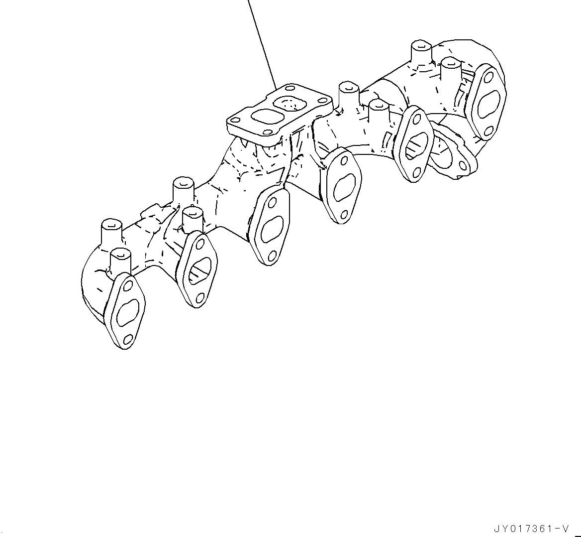 Распределительный коллектор 6755-11-5510 KOMATSU