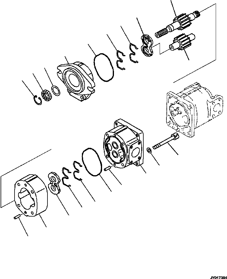 Pump Assembly, SAL 63 705-37-36060 KOMATSU