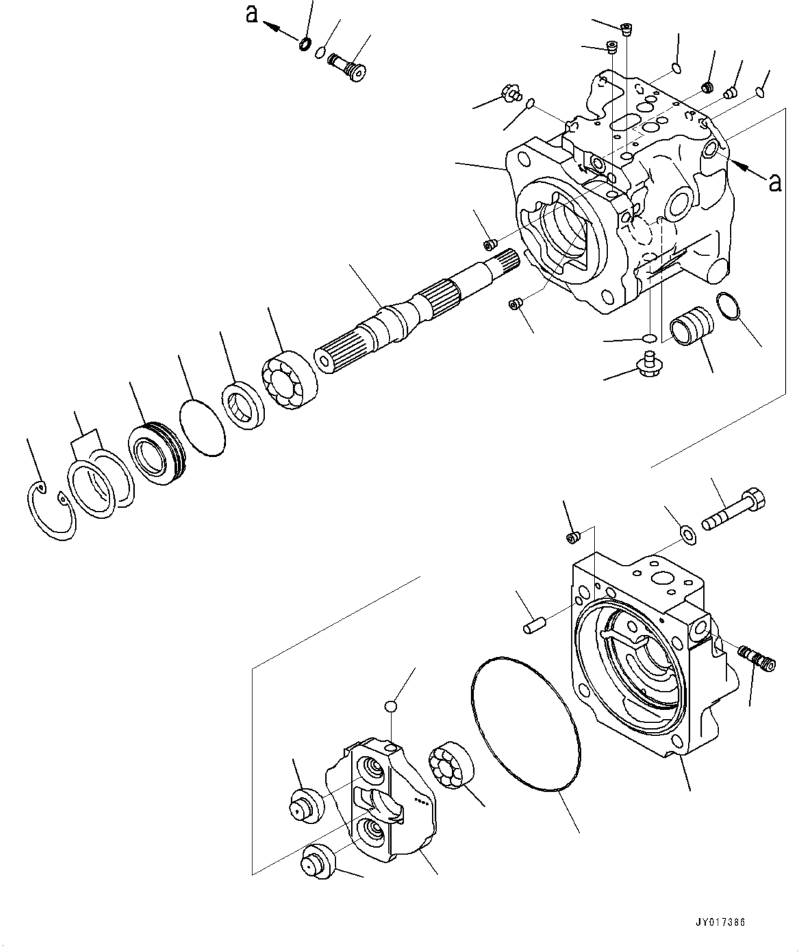 Комплект распорок 708-1W-05850 KOMATSU