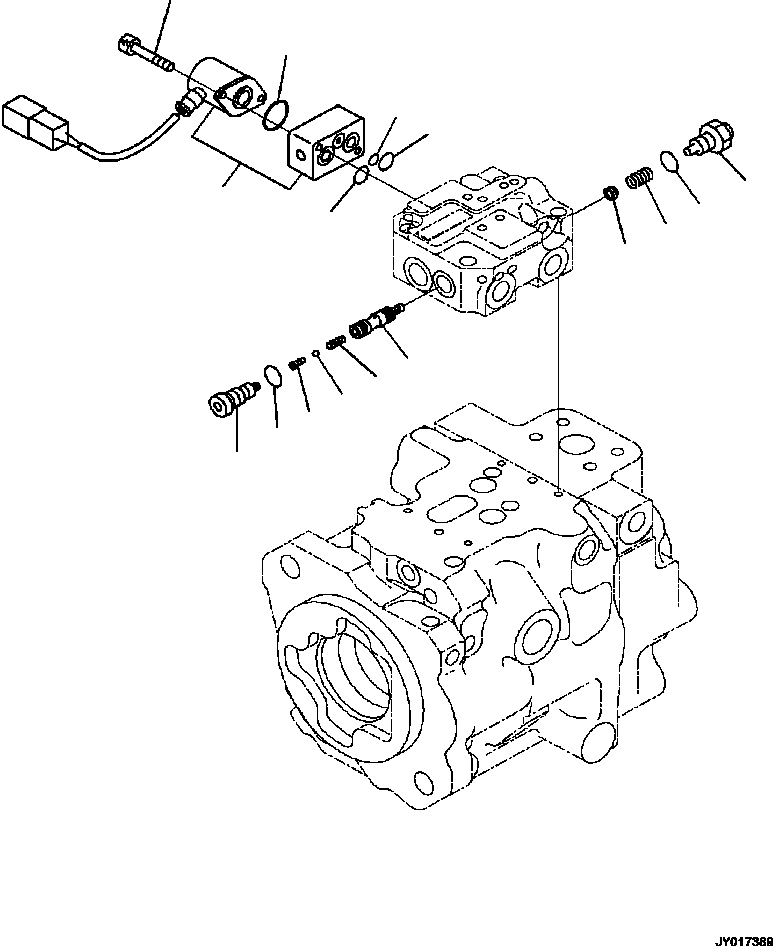 Клапан пилотный 702-21-61500 KOMATSU