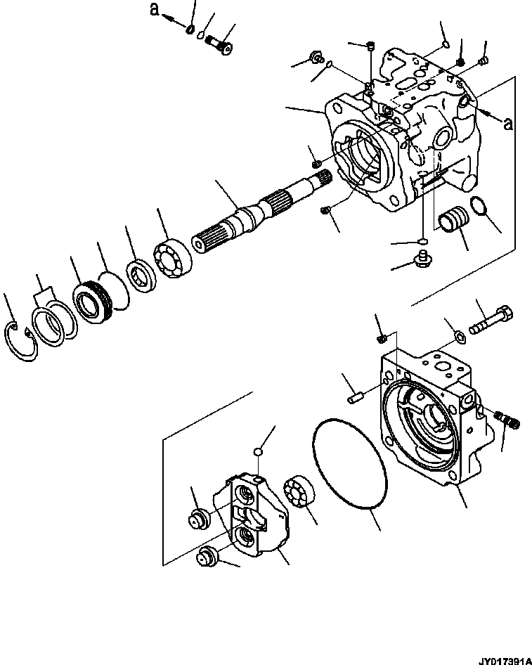 CAP SUBASSEMBLY 708-1U-04250 KOMATSU
