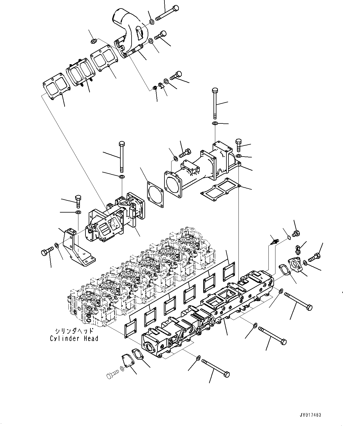 Распределительный коллектор 6262-11-4110 KOMATSU
