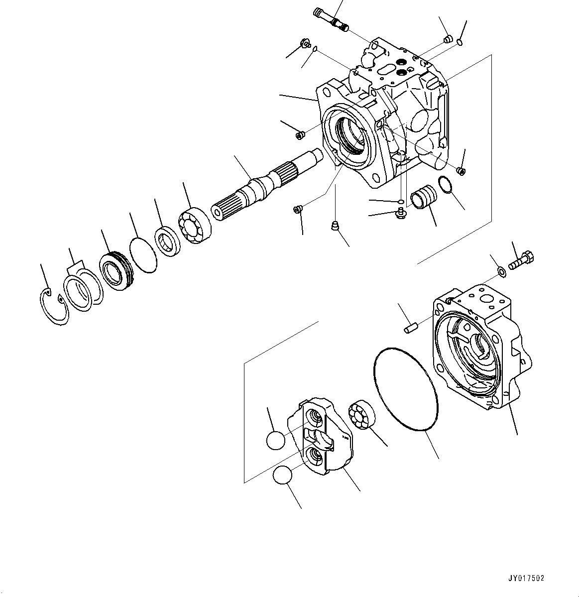 Корпус в сборе (708-1W-04131) KOMATSU