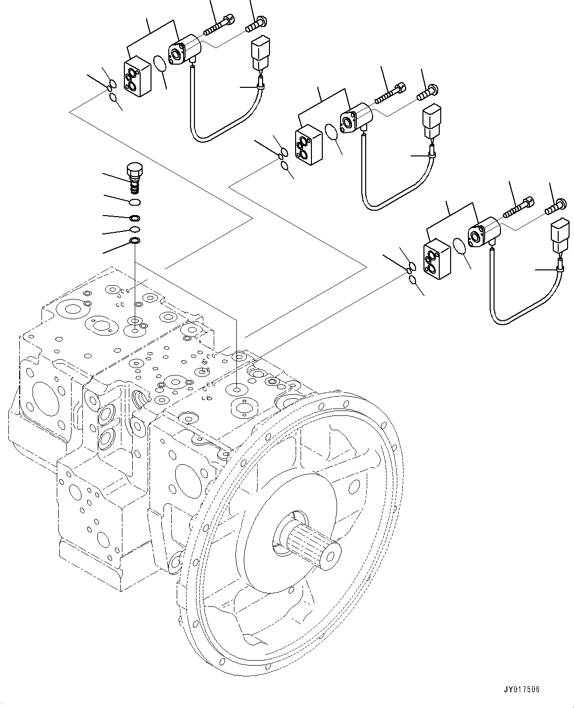 Пробка 708-2G-15910 KOMATSU