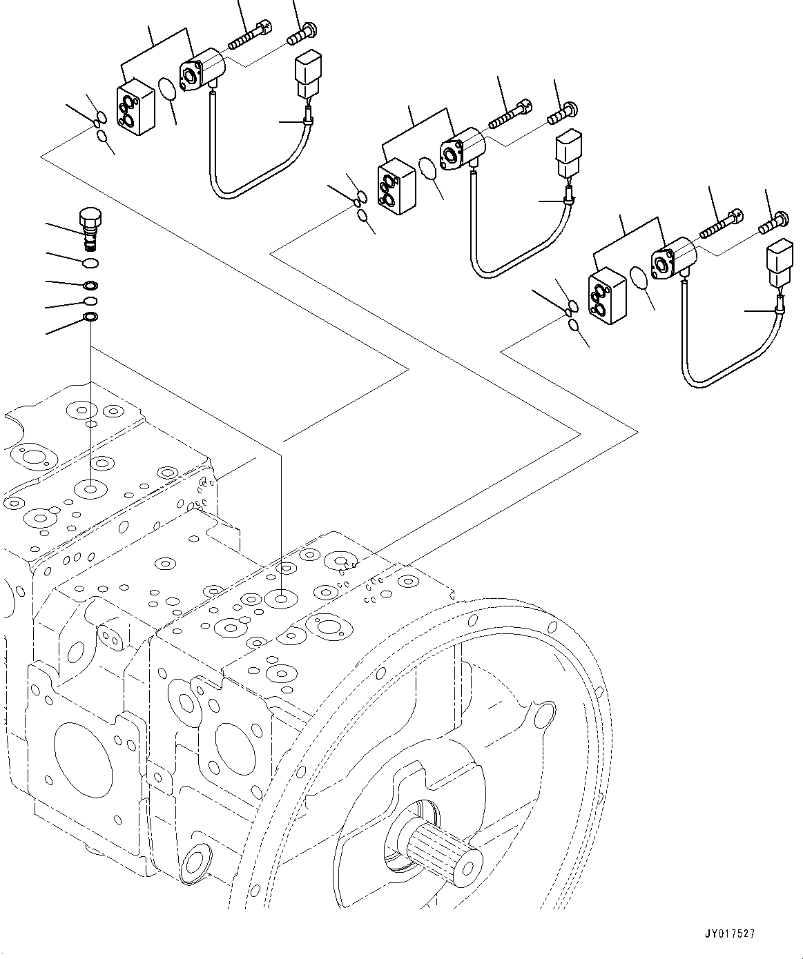 Пробка 708-2J-15210 KOMATSU