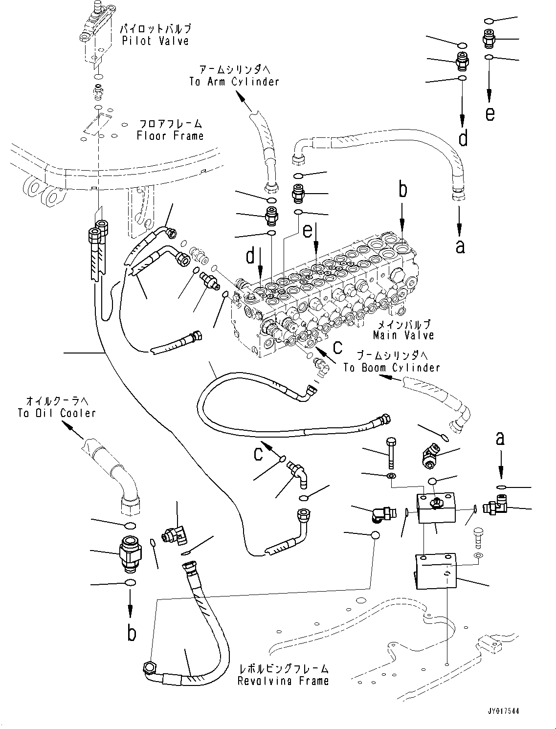 HOSE, ASSEMBLY 22L-973-3441 KOMATSU