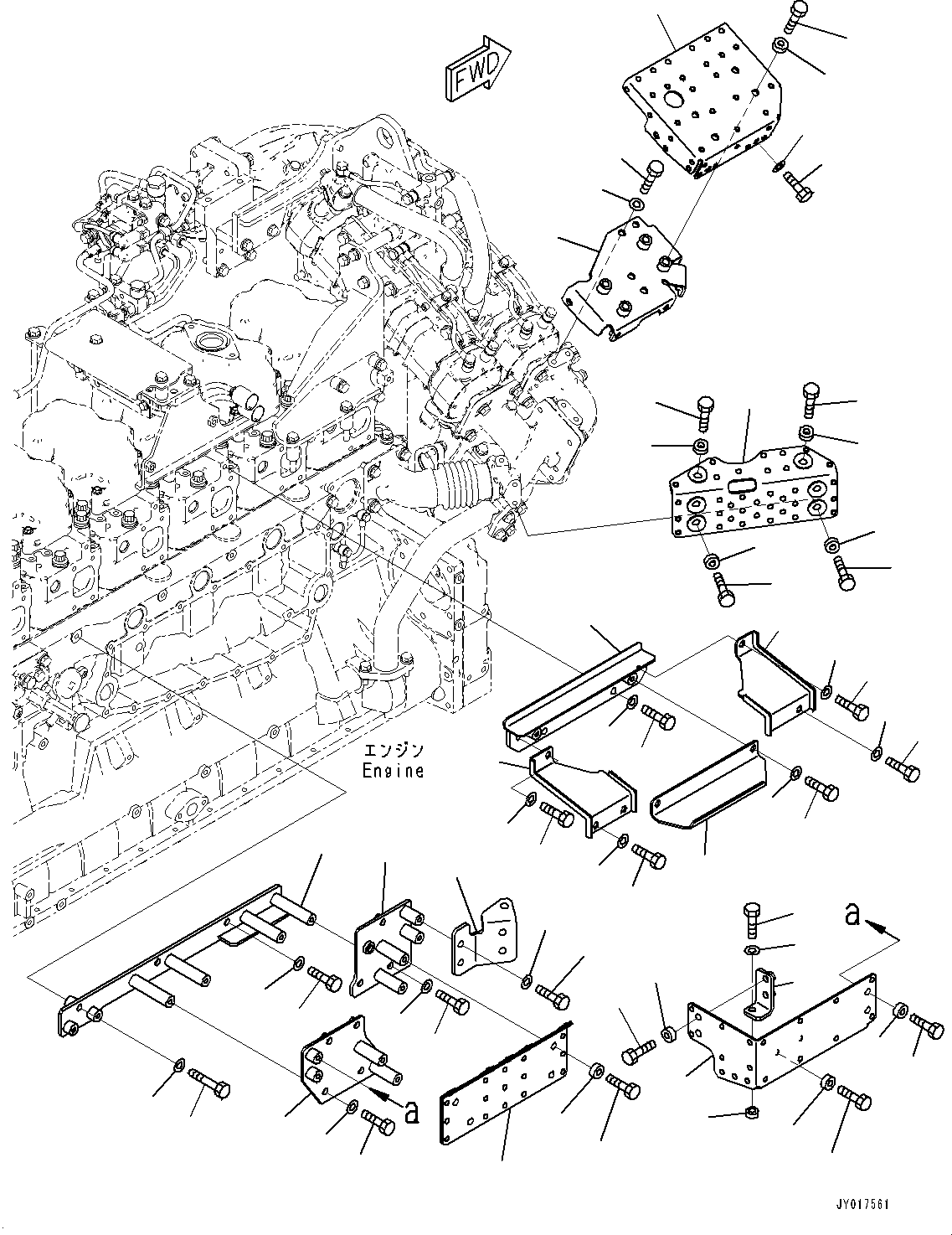 Пластина 6262-11-8570 KOMATSU