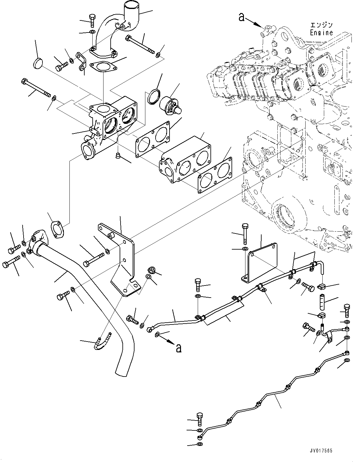 Кронштейн 6262-61-6860 KOMATSU