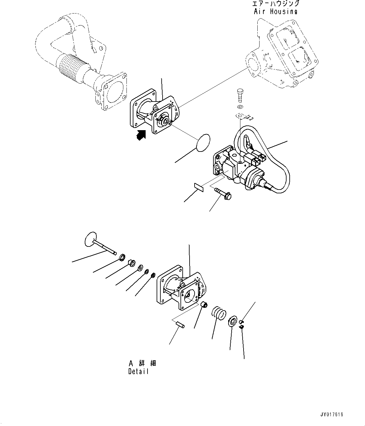 Клапан в сборе 6262-41-9200 KOMATSU