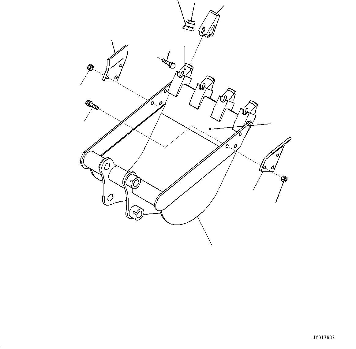 Bucket Assembly 22L-920-1102 KOMATSU