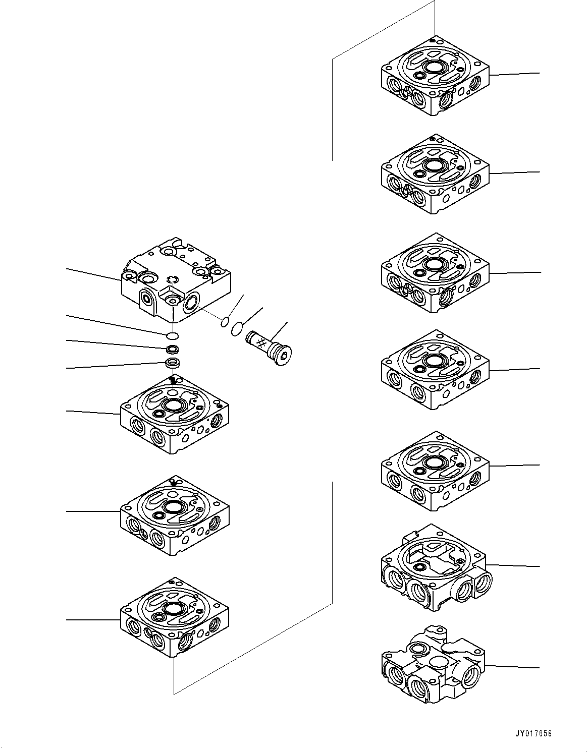 Корпус клапана 723-11-23390 KOMATSU