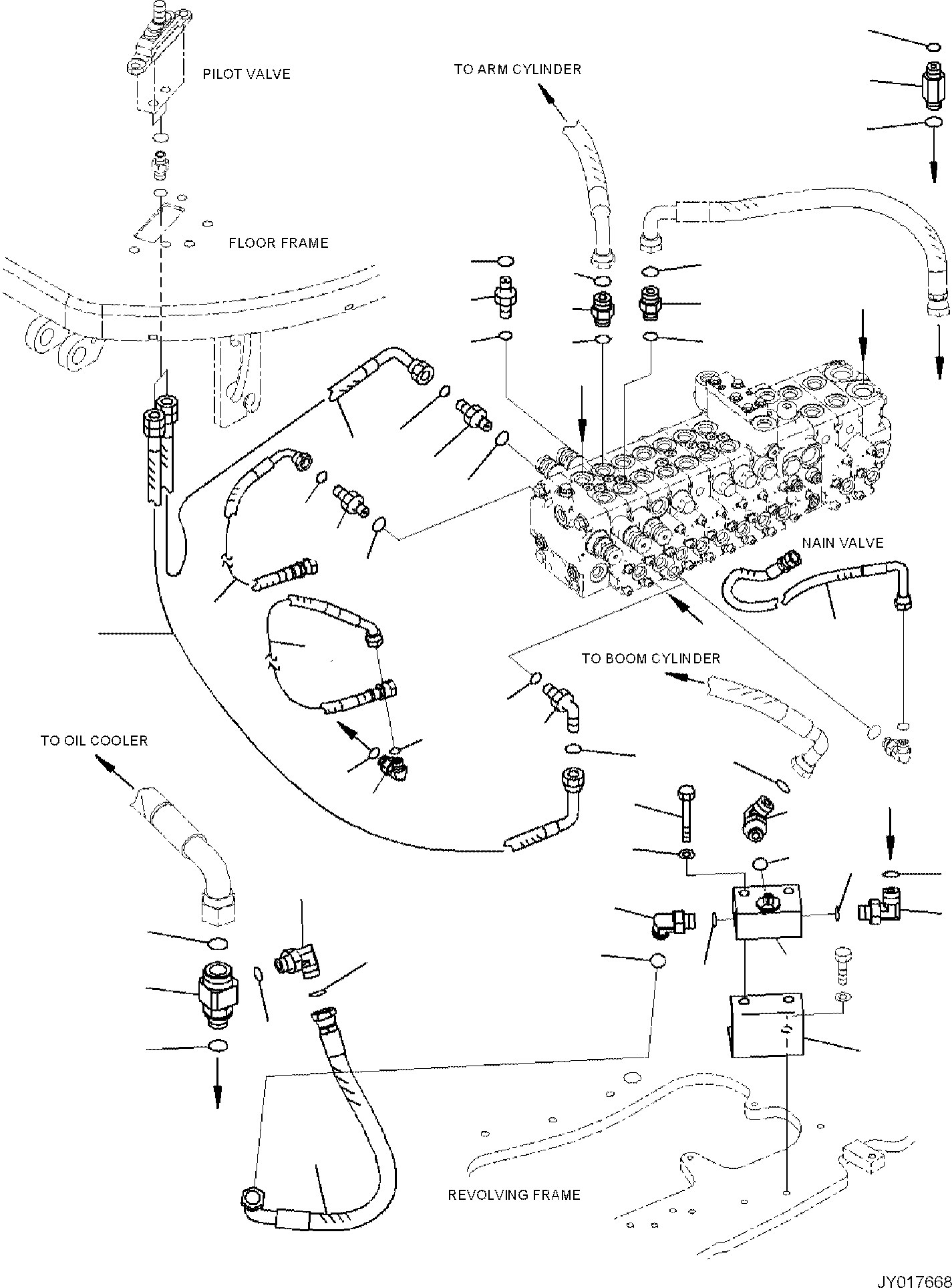 Шланг 22F-62-34371 KOMATSU