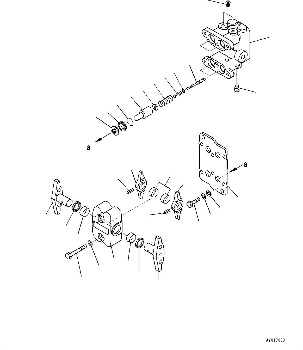Корпус клапана 702-16-57980 KOMATSU