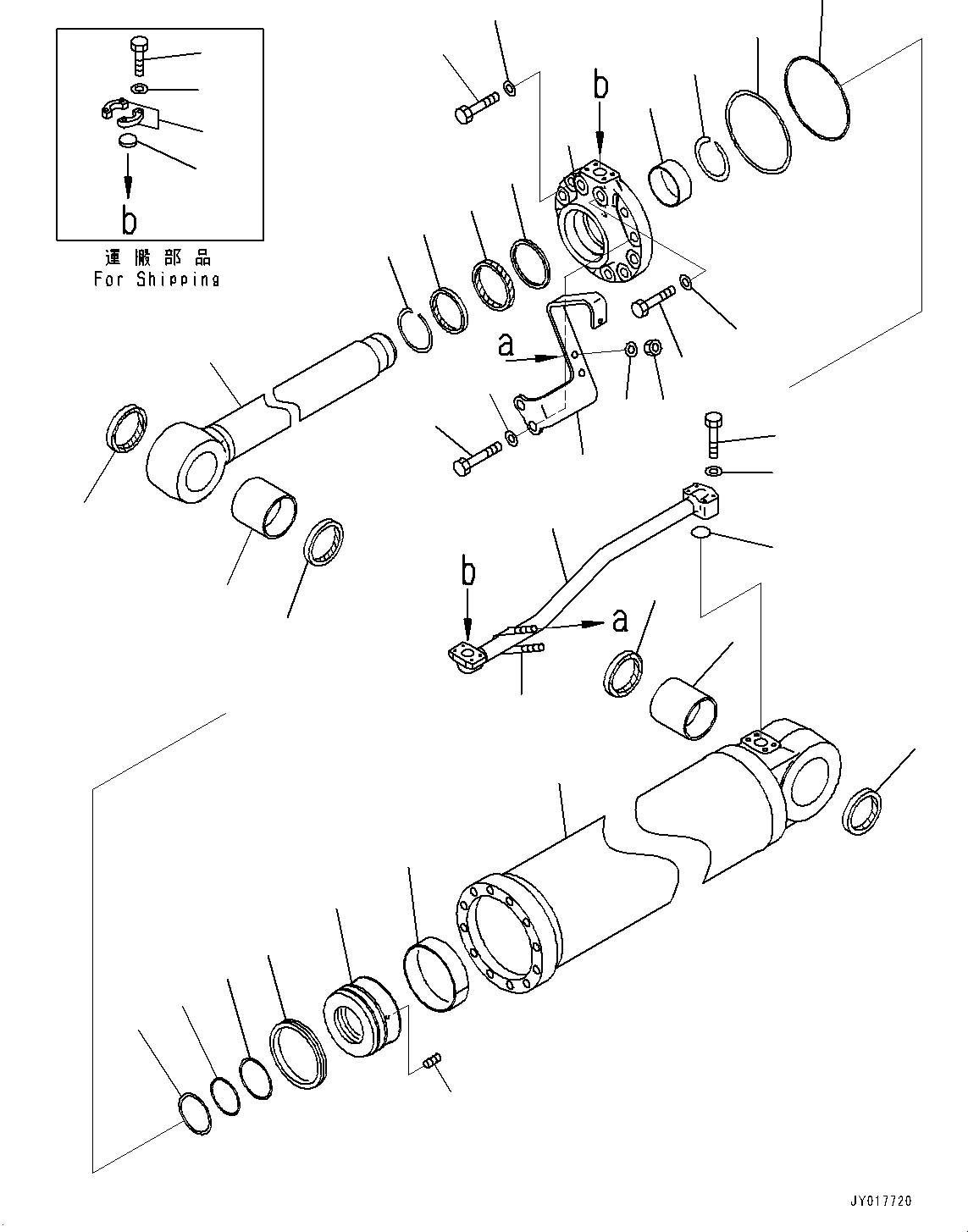 Ring, Back-up, (Kit : K08) 707-35-31920 KOMATSU