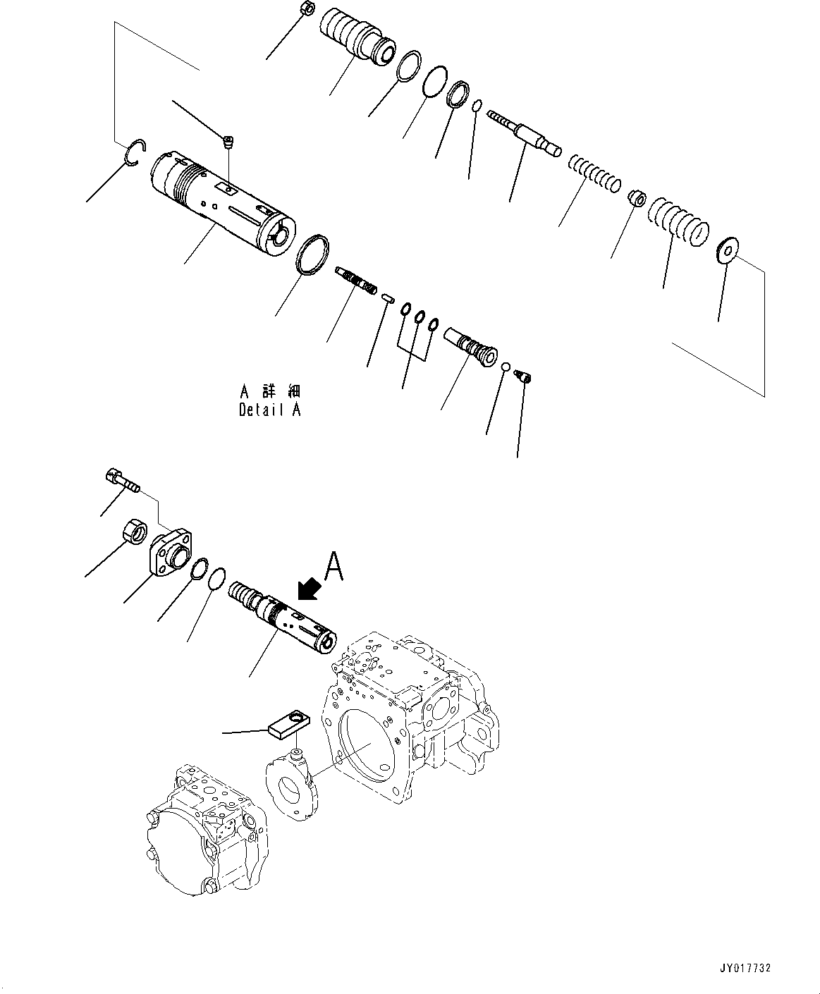Золотник (708-2H-15210) KOMATSU